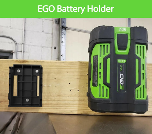4 Pack for EGO Battery Holder | EGO Battery Mount | EGO Accessories | Ego Holder | 56V Ego Battery Holder Wall Mount | EGO 56V Battery Under Shelf...