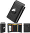 Smart Edge Wallet with Airtag Holder | Card Holder | Pop Up Wallet with Large Card Capacity | Safe Track Wallet with RFID Blocking | Slim, Carbon ...