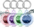 4 Pack Airtag Keychain Waterproof,Air Tag Holder Case Compatible with Apple AirTag Case for Dog Cat Collar Tracker Key Ring Locator Protective Cov...