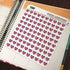 United Kingdom Great Britain Union Jack Country Flag Heart Shaped Planner Calendar Scrapbook Craft Stickers...