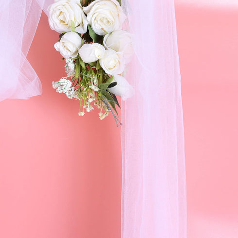 54" by 20 Yards (60 ft) Tulle Fabric Rolls for Wedding Party Baby Shower Decoration Tutu Tulle Bolt DIY Wraping Crafts - White...