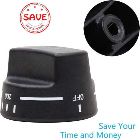 Genuine Viking PB010101 Thermostat Bake KNOB N/SBK Viking VKNPB010101