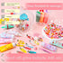 Taginke 104 Pcs DIY Hairpin Kit, DIY Cream Glue Hair Clips with 3D Cartoon Accessories,DIY Keychain Pendants Set Gift for Women Girls (Set 1)...