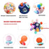 Baby Sensory Teething Teether Toys,Baby Sensory Montessori Toy,Teething Toys for Babies 0-6 Months | Baby Teething Ball Toys 6~12 Months Rattle Se...