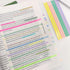 Sticky Long Tabs 6 Sheet Highlighter Tape 960 Pcs Translucent Sticky Notes Tabs for Annotating Books Bible Study Supplies...