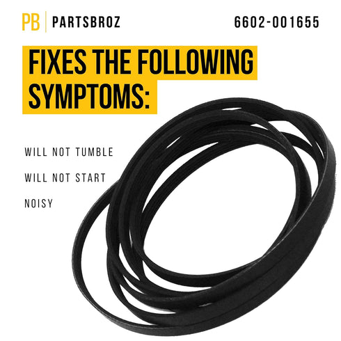 5ph2337 Dryer Belt Samsung 6602-001655 Dongil Ribbed Dv40j3000ew/a2 Dv45h7000ew/a2 Dv42h5200ep/a3 Dv42h5000gw/a3 Dv210aew/xaa Dv218aew/xaa Dv220aew/xaa Dv330aew/xaa Dv350aew/xaa Dv419aew/xaa