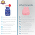 Joyo roy Mess Proof Baby Bibs for Eating Waterproof Toddler Bibs for Boys 2-4 Years Soft Machine Washable Sleeveless Baby Smock Bib Travel Reusabl...