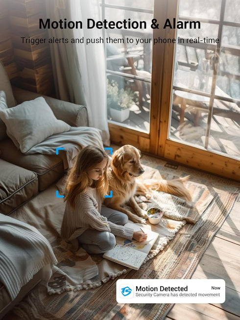 5G & 2.4G Indoor/Outdoor Security Camera for Home, Baby/Elder/Dog/Pet Camera with Phone App, WiFi Camera w/Spotlight Color Night Vision 2-Way Audi...