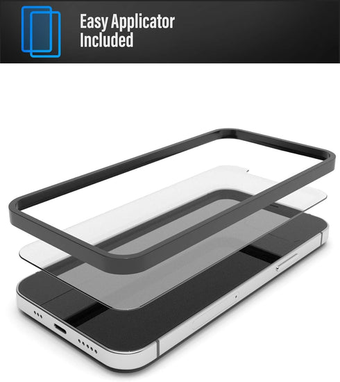magglass iPhone 12 Pro Max Matte Screen Protector (Fingerprint Resistant) Bubble-Free Anti Glare Tempered Glass Display Guard (Case Compatible)...
