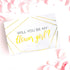 Pop Fizz Designs Flower Girl Proposal Box Set (2 Pack) | Marble Style...
