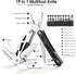 THE FRONT Multitool 19 in 1 Multitools Pliers with Detachable Scissors, Survival Utility Multi-tool Camping Tactical Knife Gift for Men...