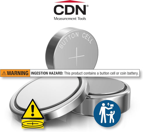 CDN ProAccurate® Pocket Thermometer | Instant Read | 2.75" Stainless Tip | Waterproof, Shatterproof | Ideal for Meat, Poultry, BBQ | NSF Certified...