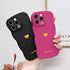 for iPhone 13 Pro Case Cute Heart Simple Wave Frame Case Aesthetic Design Solid Color Girls Women TPU Silicone Slim Phone Case Cover for iPhone 13...