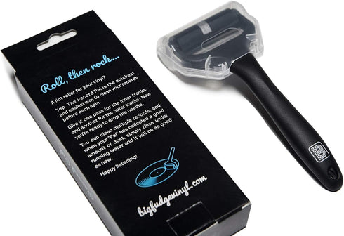 Big Fudge Record Pal, Vinyl Roller Cleaner. Black Vinyl Record Cleaner in Gift Pack. Silicone Lint Roller for LP Records, Anti-Static Record Duste...