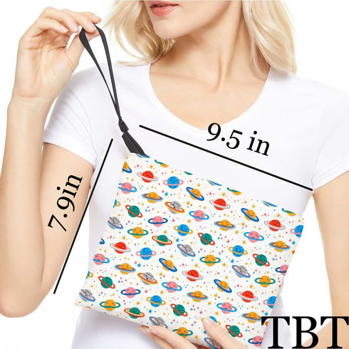 Space Star Makeup Bag Cosmetic Travel Bag Zipper Pouch Skincare Bag Travel Essentials Toiletry Bag Christmas Birthday Gifts Beauty Bag for Women B...