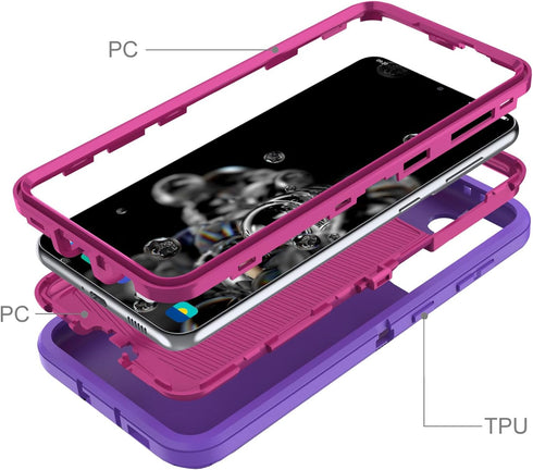 Galaxy S21 Plus Case for Samsung Galaxy S21 Plus 5G Case Military Drop Shockproof Armor Heavy Duty Rugged 3 in 1 Protection Cover for Galaxy S21 P...