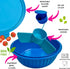 Yumbox® Poke Bowl, Leakproof Salad Bowl with lid, Removable 3-Section Divider, 4.2 Cups Volume, Easy-Open Triple Latches; removable and built-in t...