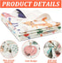 6 Pack Flower Kitchen Dishcloth 13.78x13.78 Inch Spring Cleaning Dish Rags Reusable Floral Cat Print Absorbent Dish Towels Quick Drying Dish Cloth...