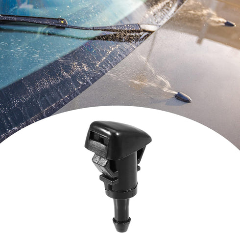 ACROPIX Front Car Windshield Washer Nozzle Wiper Spray Jet Fit for Dodge Charger - Pack of 4 Black......