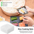 4 Pcs Rice Net, 43.3"×39.4" Sushi Rice Cooking Net, Non-Stick Fine Mesh Rice Cooker Napkins, Tetoron Rice Nets, Cooking Steam Cloths for Homes, Re...