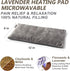 Heating pad Microwavable with Washable Cover 6 * 12" Microwave Moist Heat Pad for Neck Shoulder, Cramps, Back Pain Relief, Warm Compress Rice Bean...