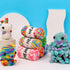 6x50g Rainbow Yarn for Crocheting and Knitting; 6x66M Rainbow Yarn with Easy-to-See Stitches; Worsted-Weight Medium #4; Yarn for Beginners Crochet...