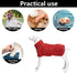 Geyecete Dog Bathrobe Towel Dog Drying Coat-Dry Fast Dog Bag-Pineapple grid Fast Drying Super Absorbent Pet Dog Cat Bath Robe Towel-Red-M...