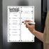 Magnetic Dry Erase Whiteboard for Fridge, Weekly Meal Planner Whiteboard for Kitchen Refrigerator, 16inch x 12inch - with 4 Whiteboard Markers and...