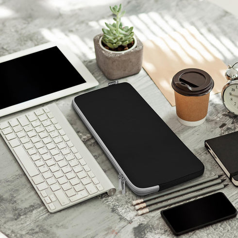 Neoprene Keyboard Sleeve Case for Apple MC184LL/B Wireless Bluetooth Keyboard, Protective Keyboard Case with Zipper for Small Wireless Keyboard, B...