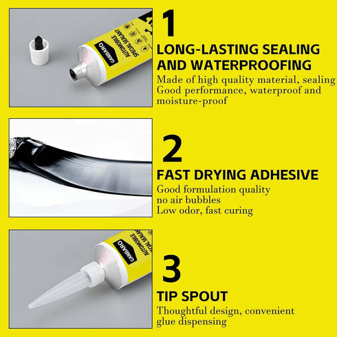 Engine Sealant, Gray Engine Sealant, Cylinder Head Sealant, Oil Pan Sealant, Silicone Sealant, High Temperature Silicone Heat and Oil Resistant - ...