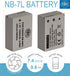 Big Mike's BM Premium NB-7L Battery for Canon PowerShot G10, G11, G12, SX30 IS Digital Camera...