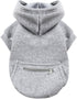 Jecikelon Pet Dog Cold Weather Coat with Pocket Winter Dog Hoodie Warm Puppy Clothes for Small Dogs Chihuahua Clothing (Small, Y02-Grey)...