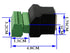 zdyCGTime RJ45 Female Plug to 8P 8C Female Bolt Screw Type terminals Ethernet Net Network Plug Cable for AV CCTV UTP DVR Cat5 Cat5e Cat6 Cat7 in-L...