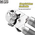 Can Opener, No-Trouble-Lid-Lift Manual Handheld Can Opener with Magnet, Smooth Edge Safe Cut for Beer/Tin/Bottle, Big Turning Knob Anti-Slip Handl...