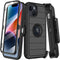 for iPhone 14 Plus Case with Belt Clip Holster,Built-in Screen Protector,Heavy Duty Shockproof Drop Protection Military Grade Rugged Phone Cover w...