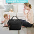 Small Diaper Bag Backpack, Mini Diaper Tote & Portable Crossbody Backpack with Insulated Pocket...