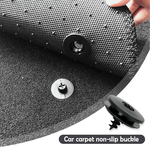 10PCS Car Floor Mat Retainers,Anti-Slip Black Nylon Car Mat Clips Holder Clamps for Fastening Car Carpet,Suitable for Car Truck SUV RV Van (10PCS)...