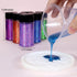 Renfio Holographic Ultra Fine Glitter Powder Metallic Resin Glitter 2.11 Oz (60g) PET Flakes Crafts Sequins 1/128" 0.008" 0.2mm Epoxy Chips Flakes...
