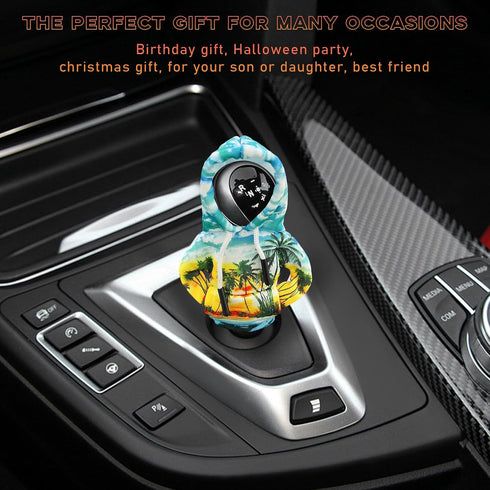 Car Gear Shift Hoodie, Mini Funny Fashionable Automotive Gear Shifter Cover, Winter Warm Car Shift Knob Sweater Protector, Universal Interior Car ...