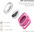 Waterproof Airtag Dog Collar Holder, Silicone & ABS Airtag Holder for Dog & Cat Collars, Ultra-Durable, Lightweight and Protective Airtag Case (Ro...