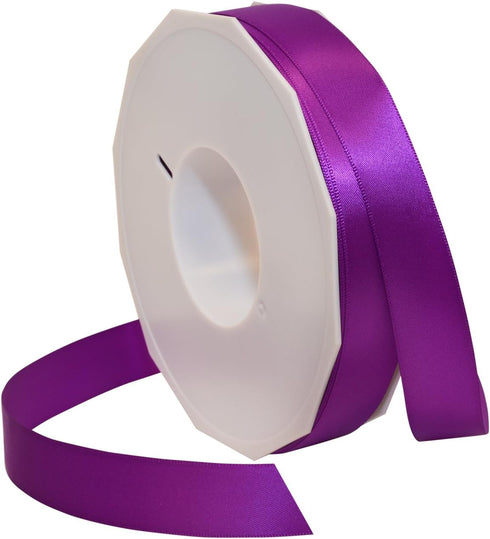 Morex Ribbon Neon Brights Satin, 7/8-inch by 50-Yard, Bright Purple (08722/50-610)...