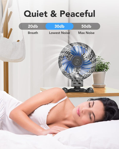 USB Desktop Small Fan, Stepless Speed Adjustment with Multiple Speed Levels, Portable Plug-in Personal Mini Fan,Quiet Powerful Airflow,Suitable fo...