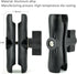 Aluminum Camera Mounts Heavy Duty Camera/Video Cameras Wall Mount Free Rotation 1/4"-20x0.25 & Compatible with RAM B Size 1" Ball Components...