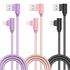 iPhone Charger, 3 Pack USB A to Lightning Cable MFi Certified iPhone Charger Cord Nylon Braided Compatible with iPhone 14/13/12/11 Pro Max/XS/XR/X...
