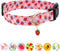 Dog Collar,Personalized Adjustable Cute Puppy Collars for Girl Female Boy Dogs Strawberry Patterned Design,Soft Pet Collar with Safe Buckle for Sm...