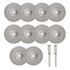 uxcell 10 Pcs 30mm Diamond Cutting Wheels Cut Off Wheel with 2 Pcs Mandrels for Rotary Tool...