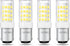 (4-Pack) BA15D LED Double Contact Bayonet Base Sewing Machine Bulb 120 Volts,T3/T4/C7/S6,4W Daylight 6000K,LED 40W Halogen Replacement Bulb,No-Dim...