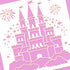 BENECREAT Castle Plastic Painting Stencil, 12x12 Star Firework Pattern Craft Template DIY Art Craft Stencil for Scrabooking Card Wood Paper Wall D...