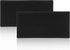 Black Bar Mats Set of 2 (12x6 Inches) | Drying, Durable and Stylish Spill Mats for Bars, Restaurants, Coffee Shops, Bar Mats for Countertop and Ta...