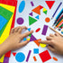 828 Shapes Math Pattern Play Craft Basic Shapes Circles Triangles Squares Ovals Creative Paper Shapes Art Pack Punch Out Geometric Shapes for in 3...